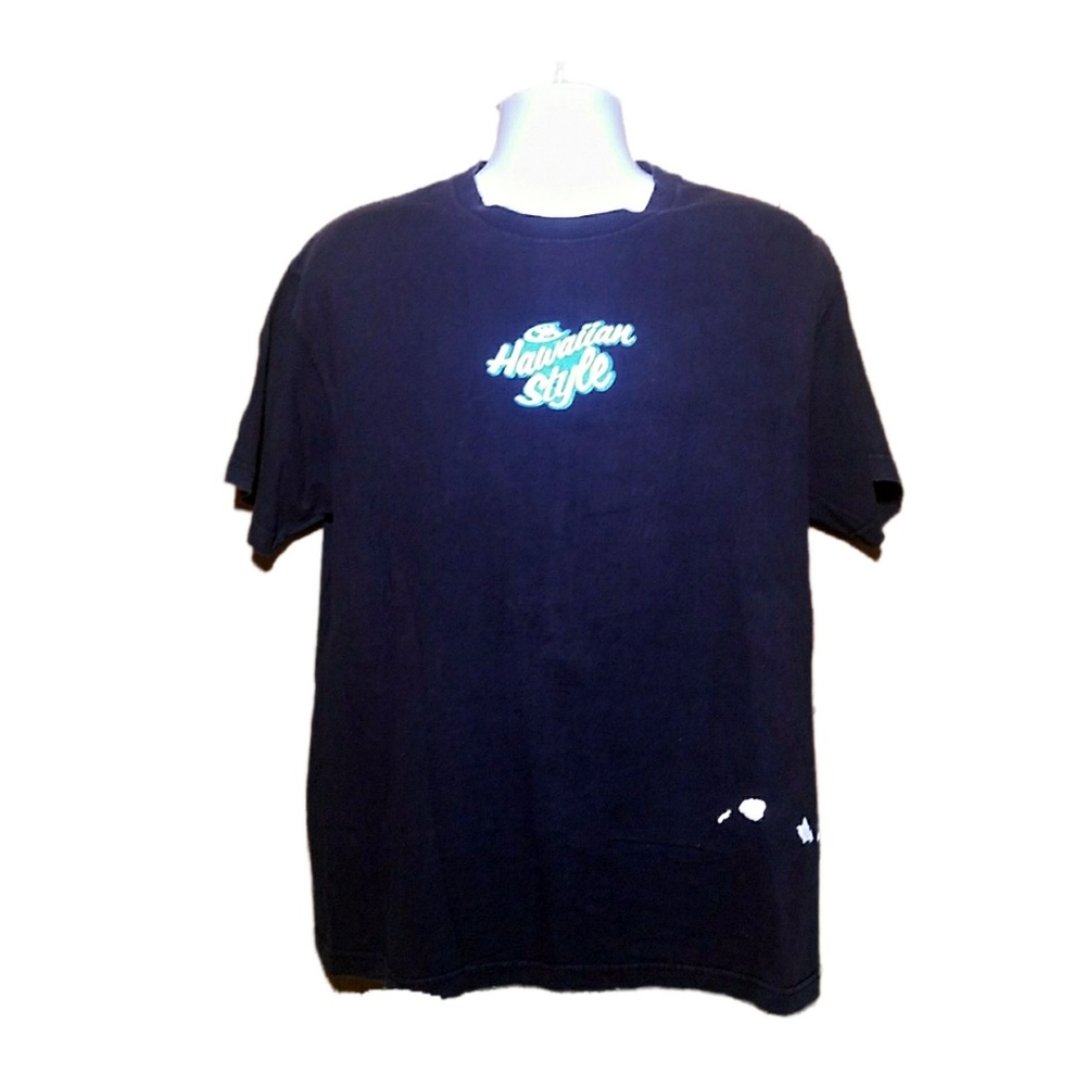 Hawaiian Style Island Chain T-Shirt Large Hawaii